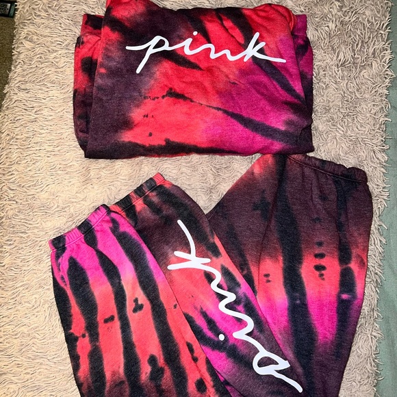 PINK Victoria's Secret Other - Victoria’s Secret Joggers and Hoodie Set